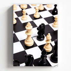 Shatranj Shakti – The Canvas of Strategy, Balance & Victory Canvas design