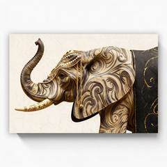 Shri Gajraj Lakshmi Shakti – Auspicious Elephant Canvas of Wisdom, Wealth & Stability