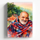 Shri Neem Karoli Maharaj Ji Canvas Painting Artwork