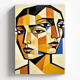 Duality in Silence Canvas